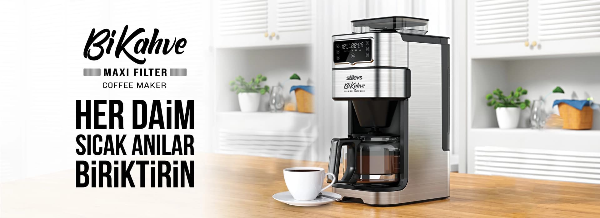 Stilevs BiKahve Maxi Filter filtre kahve makinesi