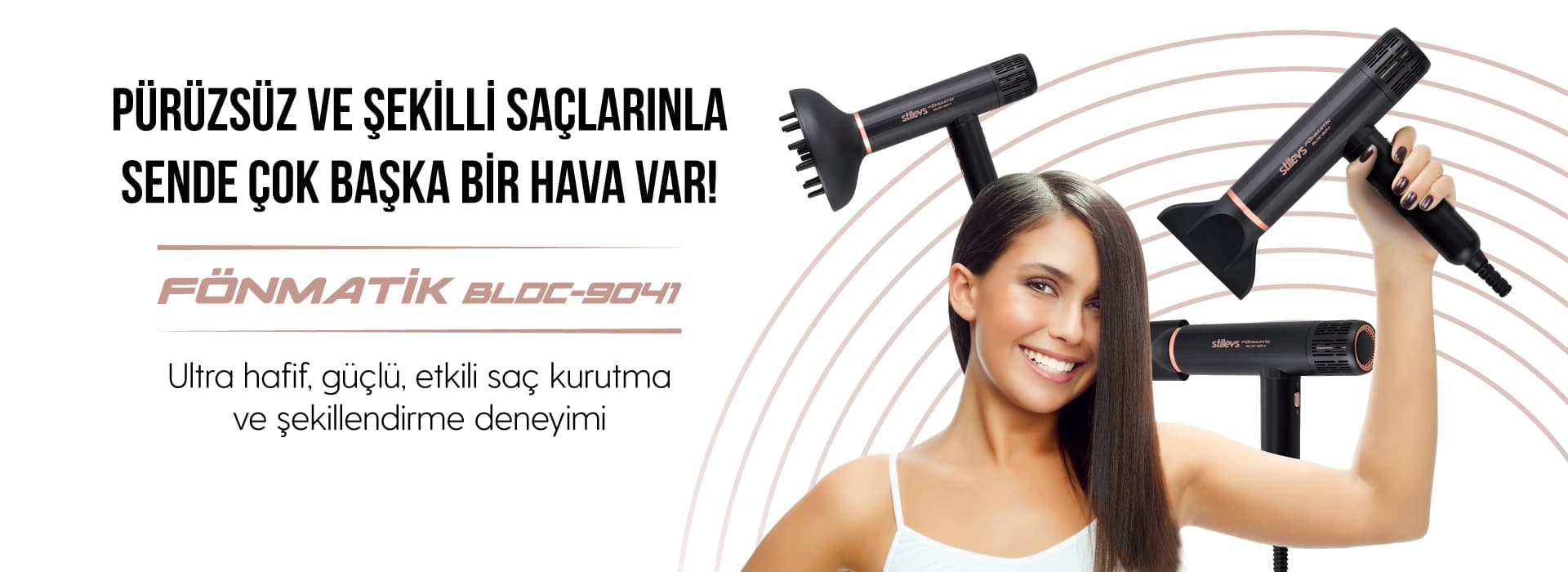 Stilevs Fönmatik BLDC-9041 saç kurutma makinesi