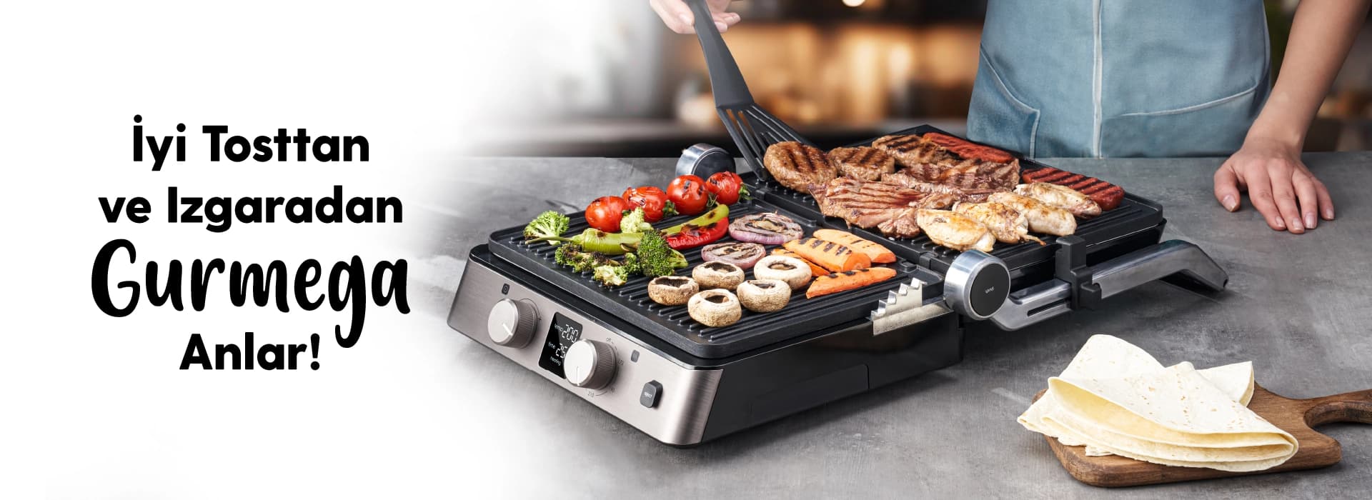 Stilevs Gurmega tost ve ızgara makinesi