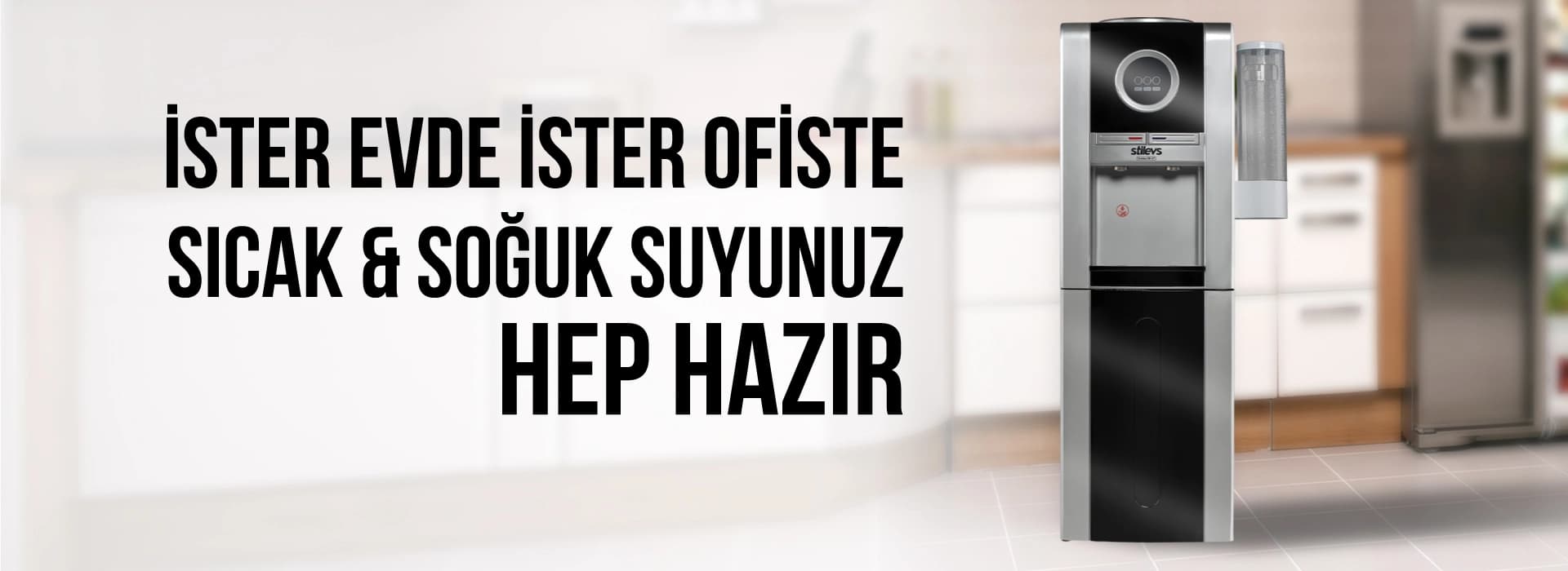 Stilevs su sebili — sıcak ve soğuk su