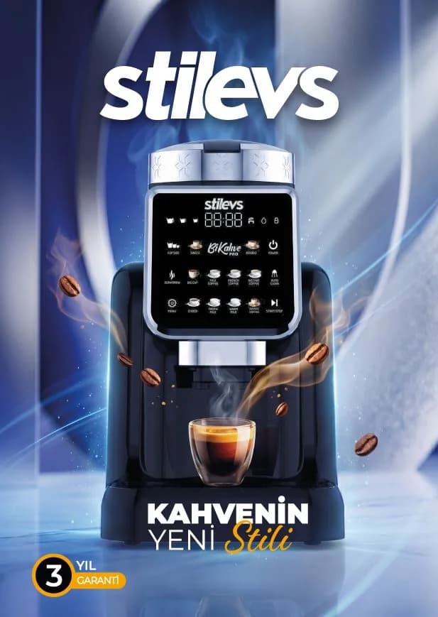 Stilevs BiKahve Pro tam otomatik kahve makinesi