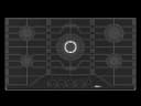 ST-AO-9051G (Döküm) Black Kristal Cam Ocak