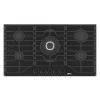 ST-AO-9051G (DÖKÜM) KRISTAL CAM OCAK-SİYAH