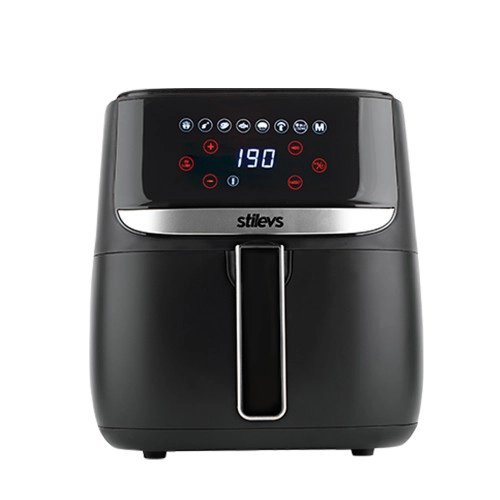 ST-AIRTRON AF-700 DIGITAL AIR FRYER SİYAH&GÜMÜŞ