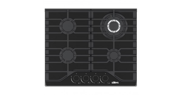 ST-AO-6041BG (DÖKÜM) SİYAH KRISTAL CAM OCAK