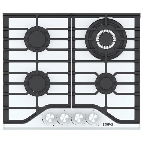 ST-AO-6041BG (DÖKÜM) BEYAZ KRISTAL CAM OCAK