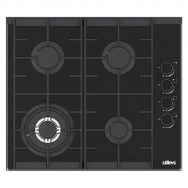 ST-AO-6041GR SİYAH KRISTAL CAM OCAK