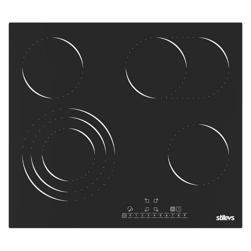 ST-AO-6043ETR ANKASTRE VITRO SERAMİK SİYAH OCAK 4'LÜ