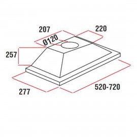 ANKASTRE GÖMME ASPİRATÖR INOX	